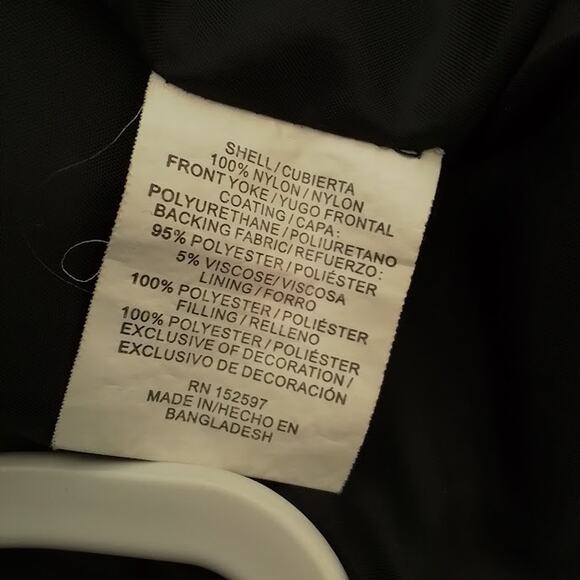 Twoce Black Quilted Insulated Jacket Snap Zip Pockets Womens Large - Picture 3 of 3